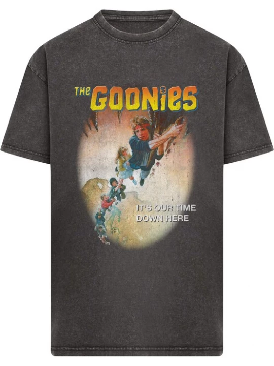 Foto van product Merchcode Shirt 'The Goonies' geel / oranje / zwart gemêleerd