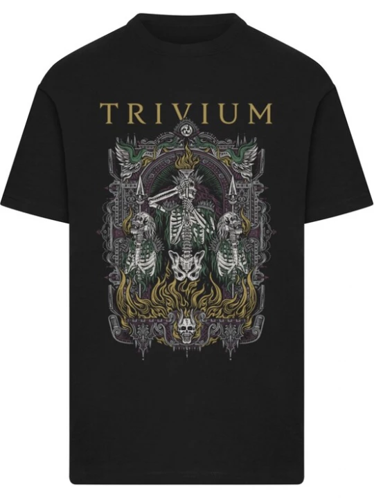 Foto van product Merchcode Shirt 'Trivium Third' gemengde kleuren / zwart