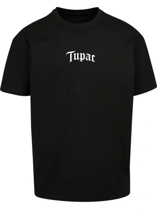Foto van product Merchcode Shirt 'Tupac - 2Pacalypce' grijs / zwart / wit