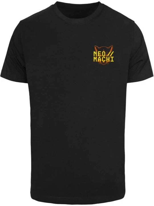 Foto van product Merchcode Shirt 'Yasei' donkergeel / oranje / zwart