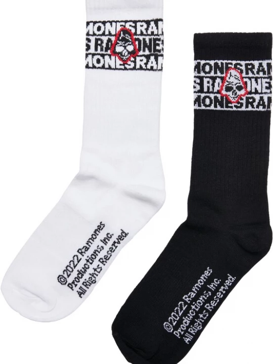 Foto van product Merchcode Sokken knalrood / zwart / wit