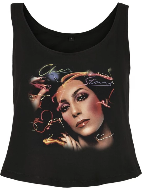 Foto van product Merchcode Top 'Cher' gemengde kleuren / zwart