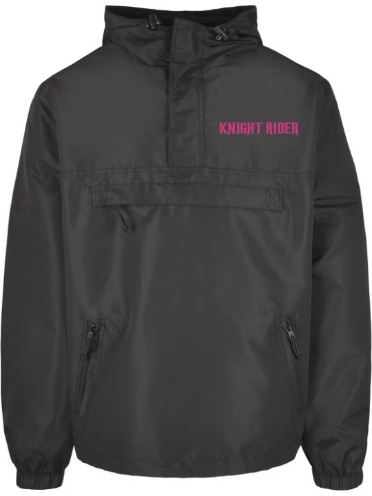 Foto van product Merchcode Tussenjas 'Knight Rider Summer' pink / zwart