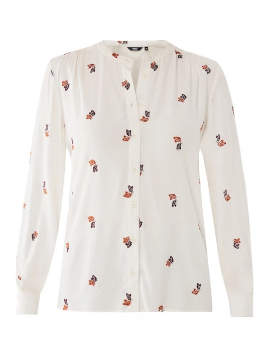 Foto van product MEXX Blouse bruin / rood / wit