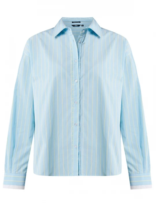 Foto van product MEXX Blouse lichtblauw / lichtgroen / wit