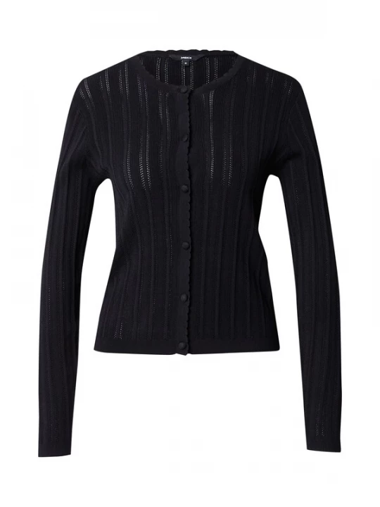 Foto van product MEXX Gebreid vest 'Peony' zwart