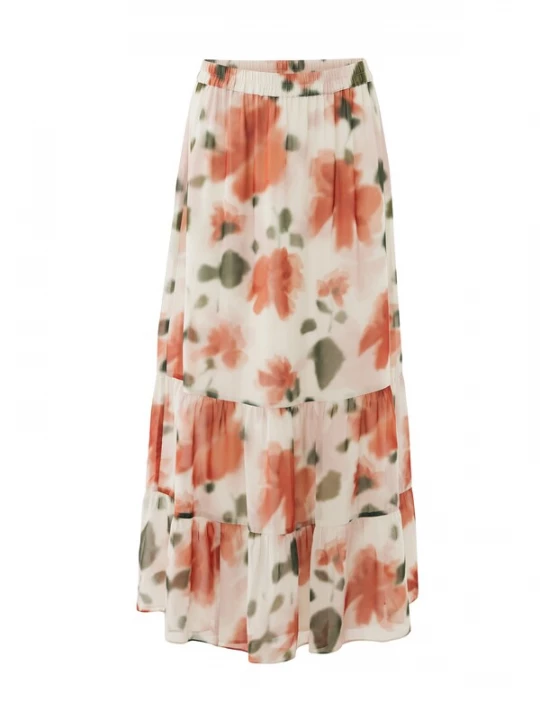 Foto van product MEXX Rok kaki / zalm roze / lichtoranje