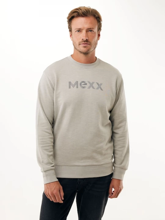 Foto van product MEXX Sweatshirt 'Slub' lichtgrijs