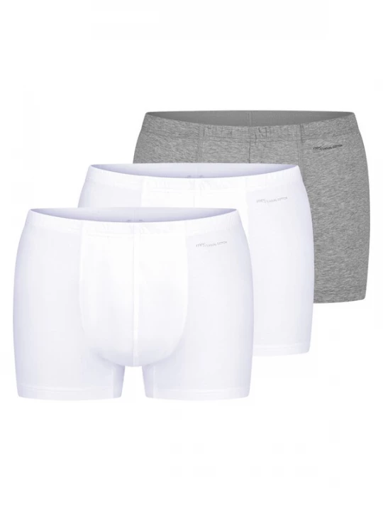 Foto van product Mey Boxershorts 'Casual Cotton' zilvergrijs