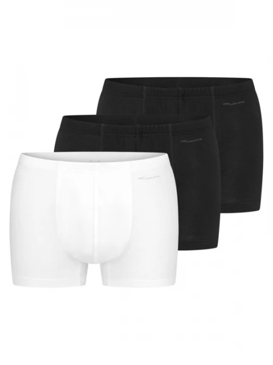 Foto van product Mey Boxershorts 'Casual Cotton' zwart gemêleerd
