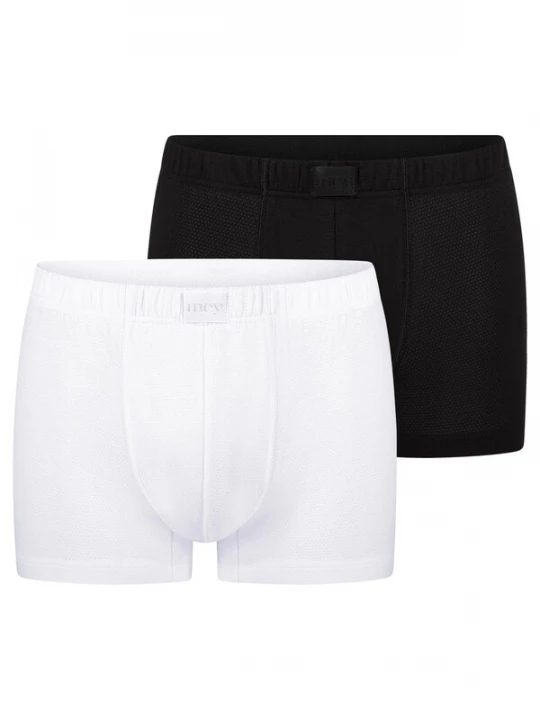Foto van product Mey Boxershorts 'Dry Cotton Breeze' zwart gemêleerd