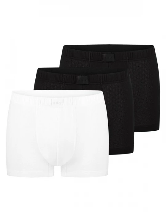 Foto van product Mey Boxershorts 'Dry Cotton Breeze' zwart gemêleerd