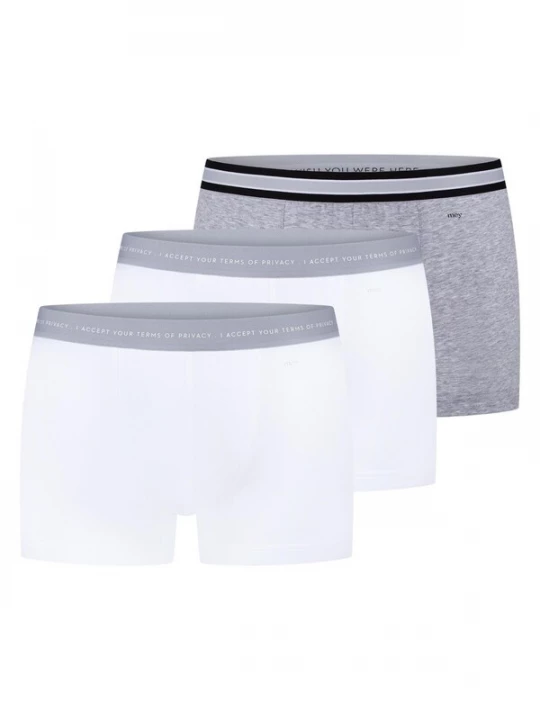 Foto van product Mey Boxershorts 'RE:THINK' zilvergrijs