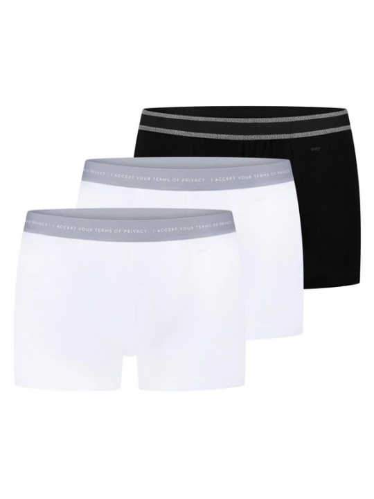 Foto van product Mey Boxershorts 'RE:THINK' zwart gemêleerd