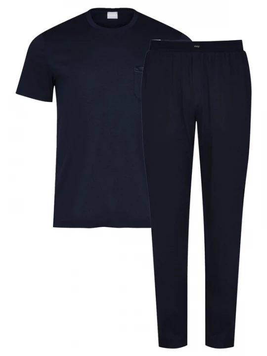 Foto van product Mey Pyjama kort 'Aarhus' donkerblauw
