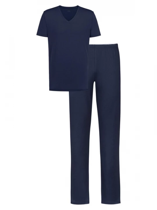 Foto van product Mey Pyjama kort 'Dry Cotton' donkerblauw