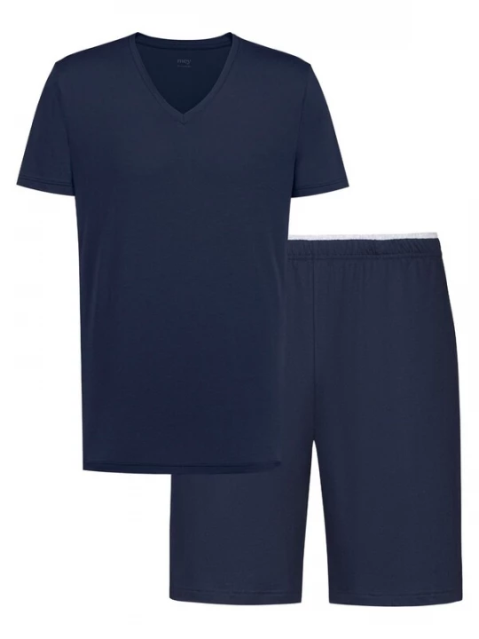 Foto van product Mey Pyjama kort 'Dry Cotton' donkerblauw