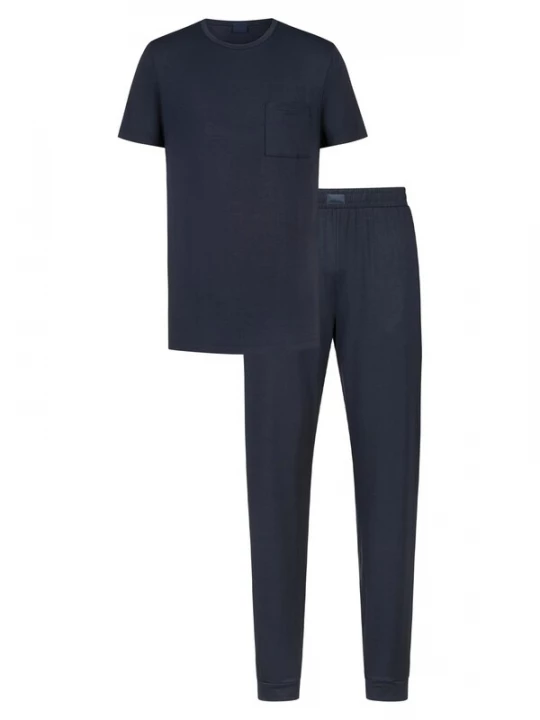 Foto van product Mey Pyjama kort 'Jefferson' donkerblauw