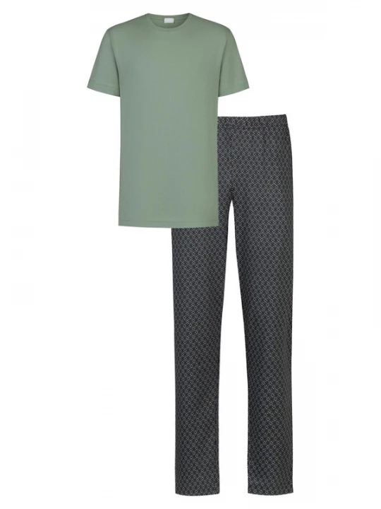 Foto van product Mey Pyjama kort 'Midnight Classic' groen