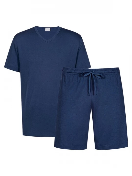 Foto van product Mey Pyjama kort 'Solid Night' donkerblauw