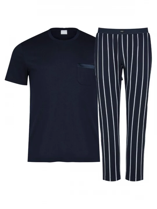 Foto van product Mey Pyjama kort 'Valsted' donkerblauw