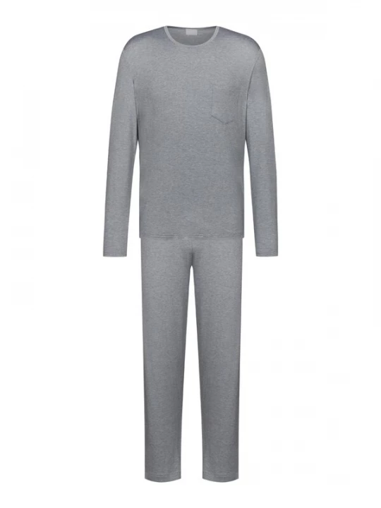 Foto van product Mey Pyjama lang 'Easy Night' grijs gemêleerd