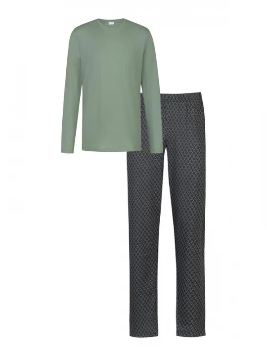 Foto van product Mey Pyjama lang 'Midnight Classic' groen