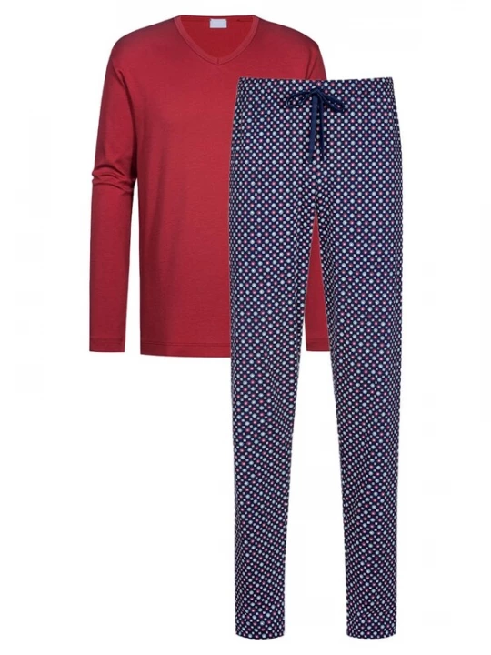 Foto van product Mey Pyjama lang 'Tie Minimal' gemengde kleuren