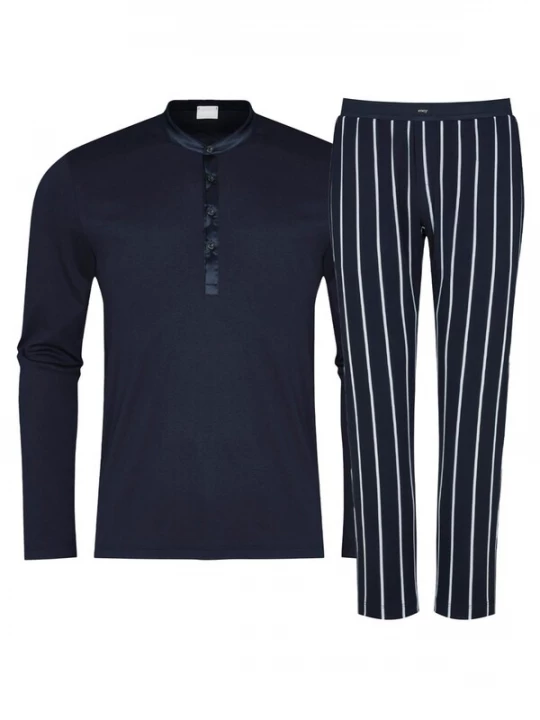 Foto van product Mey Pyjama lang 'Valsted' donkerblauw