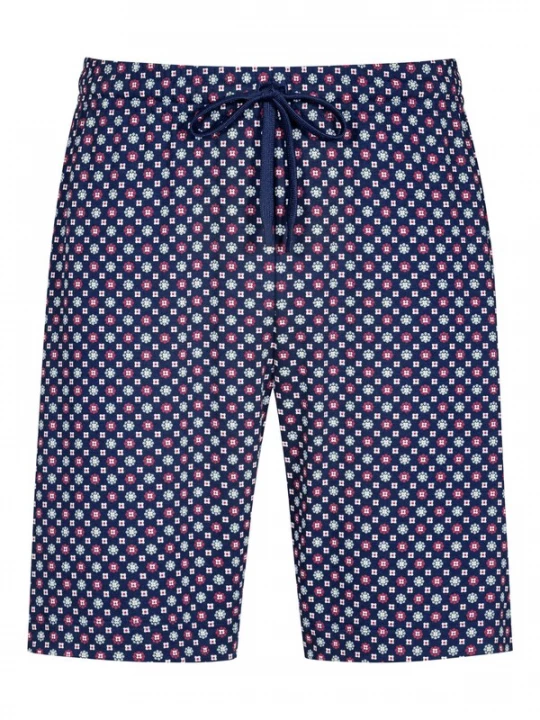Foto van product Mey Pyjamabroek 'Tie Minimal' donkerblauw / rood / wit