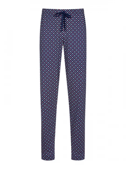 Foto van product Mey Pyjamabroek 'Tie Minimal' donkerblauw / rood / wit
