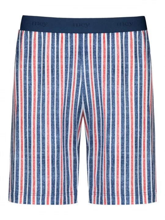Foto van product Mey Pyjamabroek 'Towel Stripe' navy / rood / wit