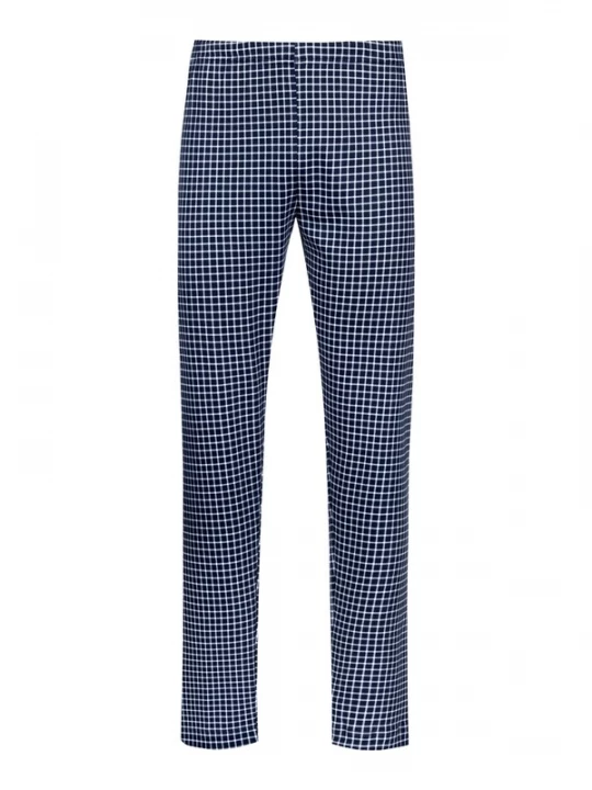Foto van product Mey Pyjamabroek 'White Check' donkerblauw / wit