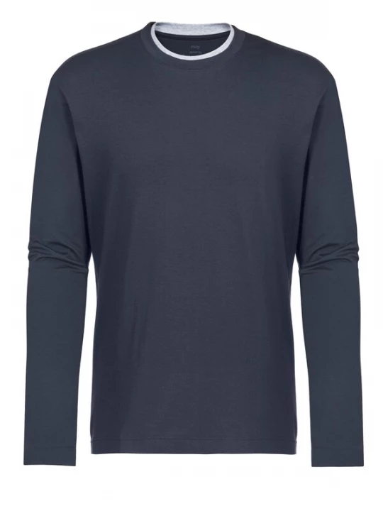Foto van product Mey Shirt donkerblauw / wit