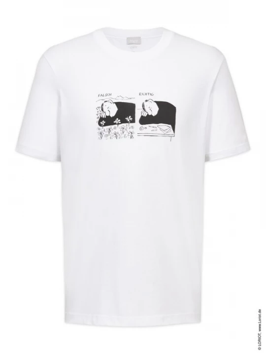 Foto van product Mey Shirt 'Loriot' zwart / wit