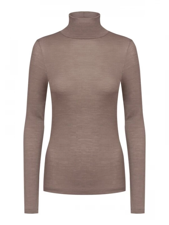 Foto van product Mey Shirt 'Wool Love' bruin