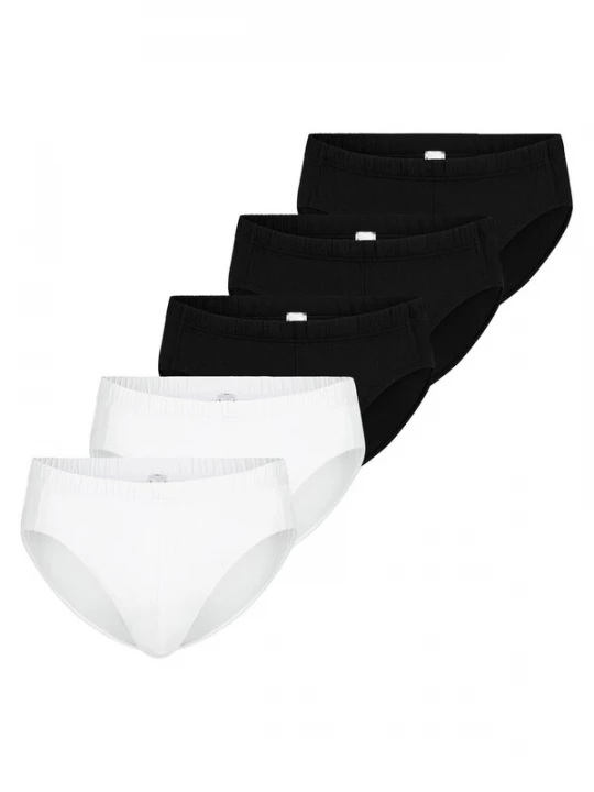 Foto van product Mey Slip 'Comfort Cotton' zwart gemêleerd