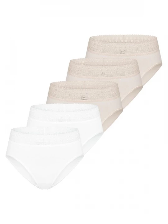 Foto van product Mey Slip 'Modal Lace' beige gemêleerd