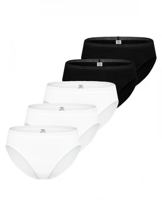 Foto van product Mey Slip 'Modal Lace' zilvergrijs