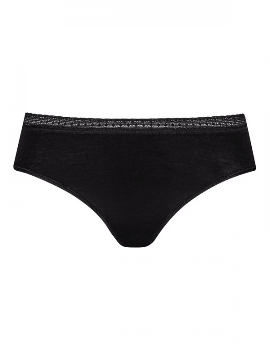 Foto van product Mey Slip 'Modal Lace' zwart