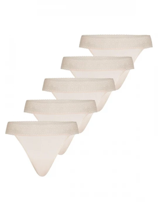 Foto van product Mey String 'Modal Lace' nude