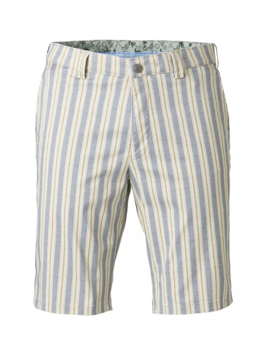 Foto van product MEYER Broek crème / blauw / geel