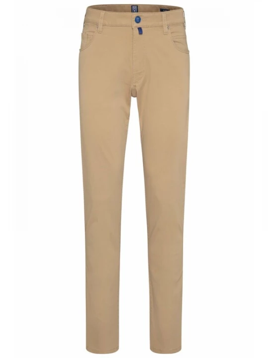 Foto van product MEYER Broek donkerbeige / kobaltblauw