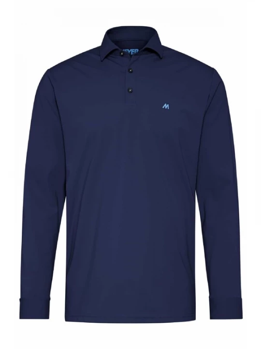 Foto van product MEYER Shirt 'Bryson' donkerblauw / grijs