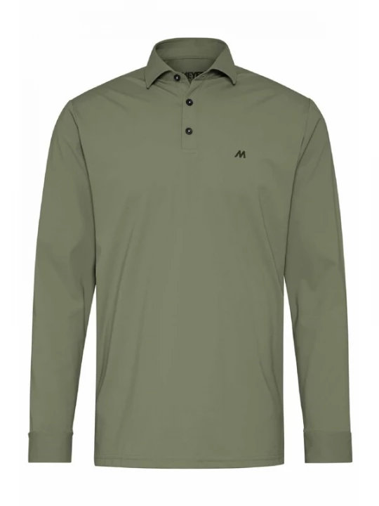 Foto van product MEYER Shirt 'Bryson' grijs / olijfgroen