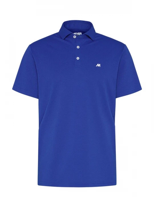 Foto van product MEYER Shirt 'Rory' royal blue / koningsblauw / wit