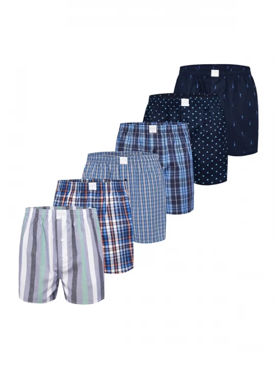 Foto van product MG-1 Boxershorts ' Classics ' gemengde kleuren