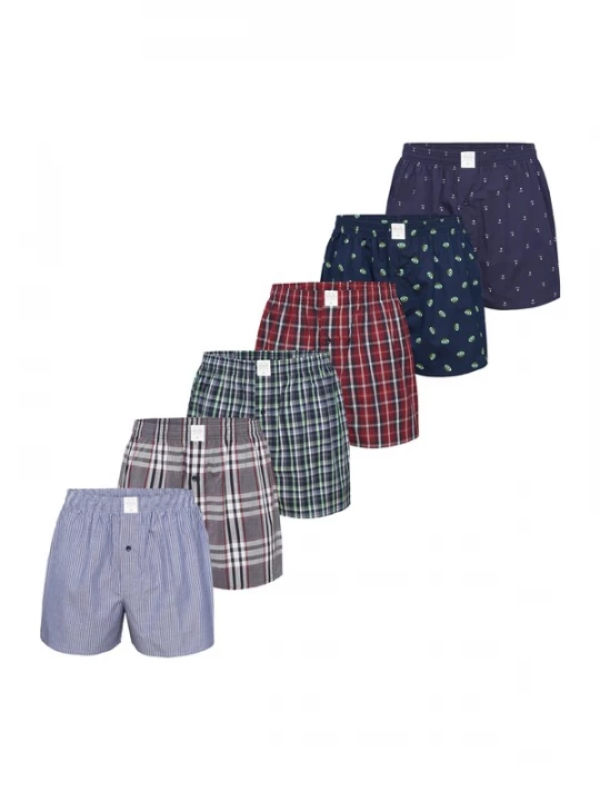 Foto van product MG-1 Boxershorts ' Classics ' gemengde kleuren