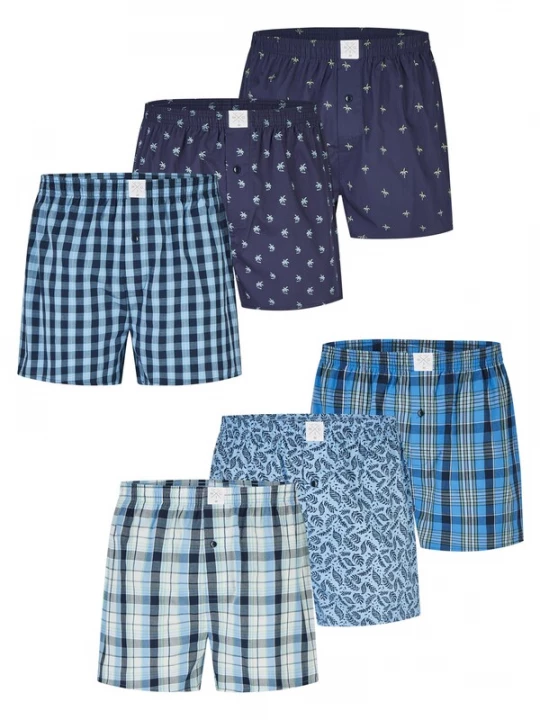 Foto van product MG-1 Boxershorts ' Classics ' gemengde kleuren