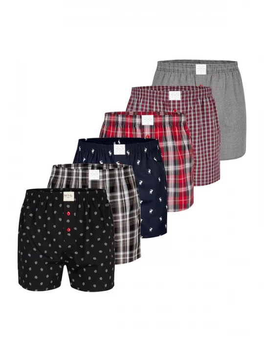 Foto van product MG-1 Boxershorts 'Classics' gemengde kleuren